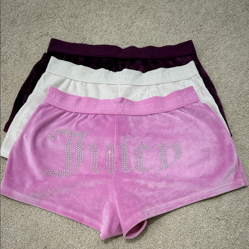 Juicy Couture Velvet sleep shorts